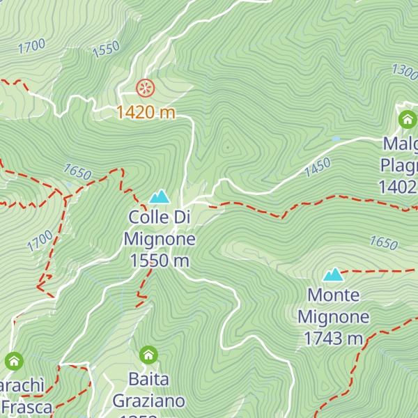 Map of Malga Mignone di Ossimo