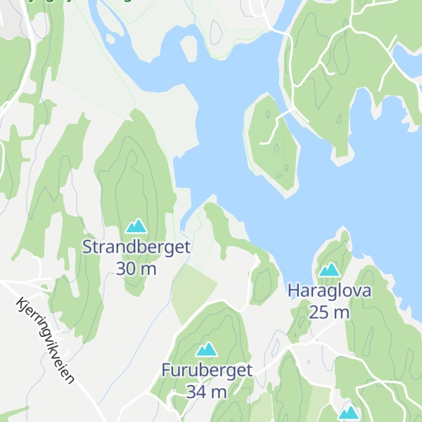 Map of Tangeberget