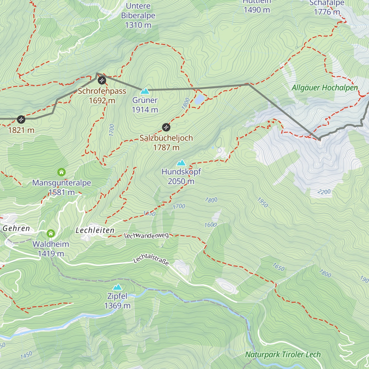 Hundskopfhütte map