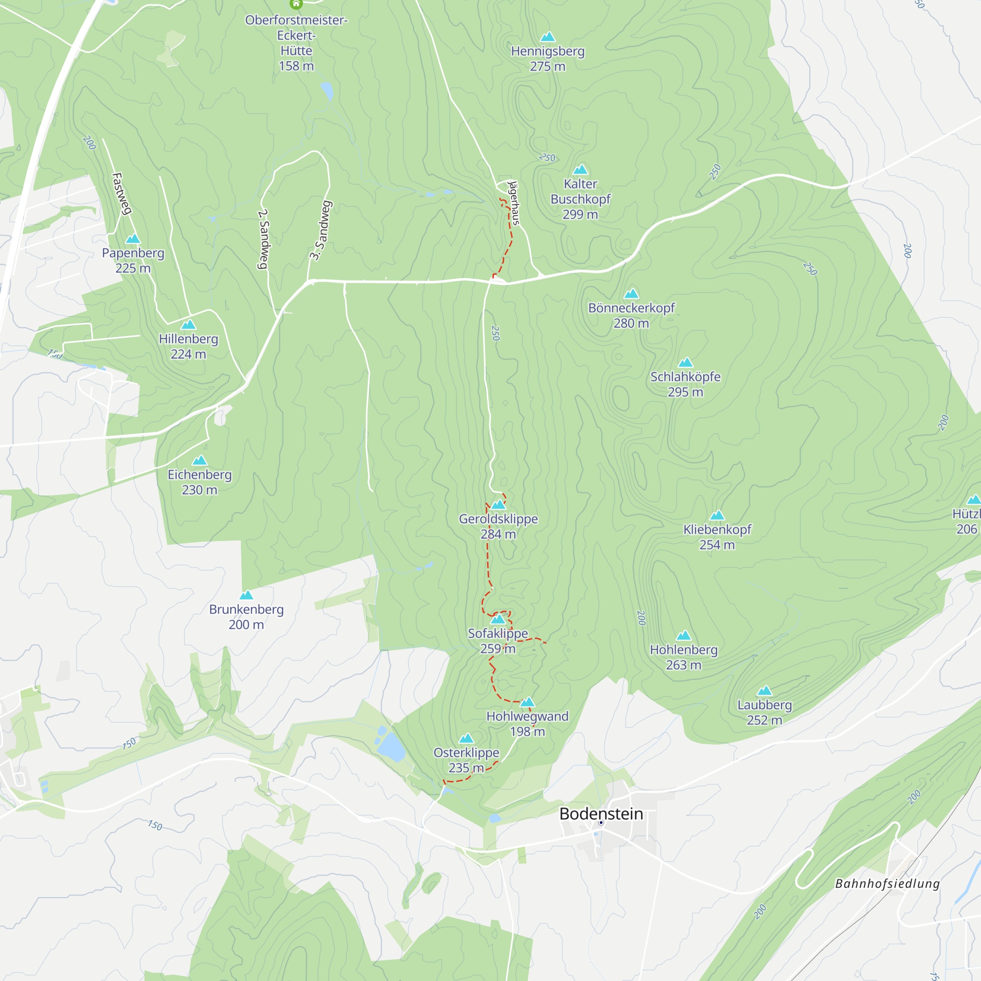 Steinberghütte map