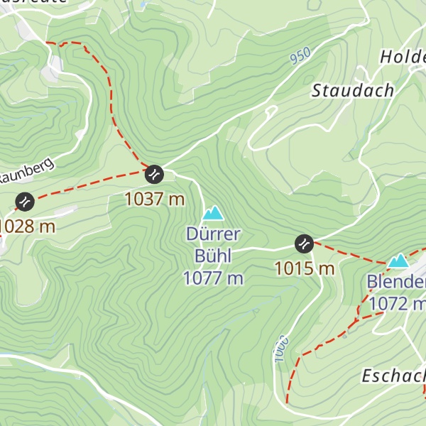 Map of Dürrer Bühl