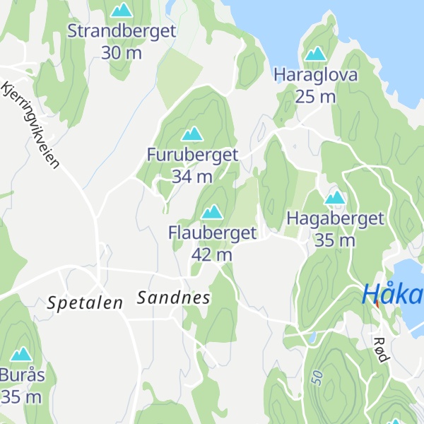 Map of Flauberget