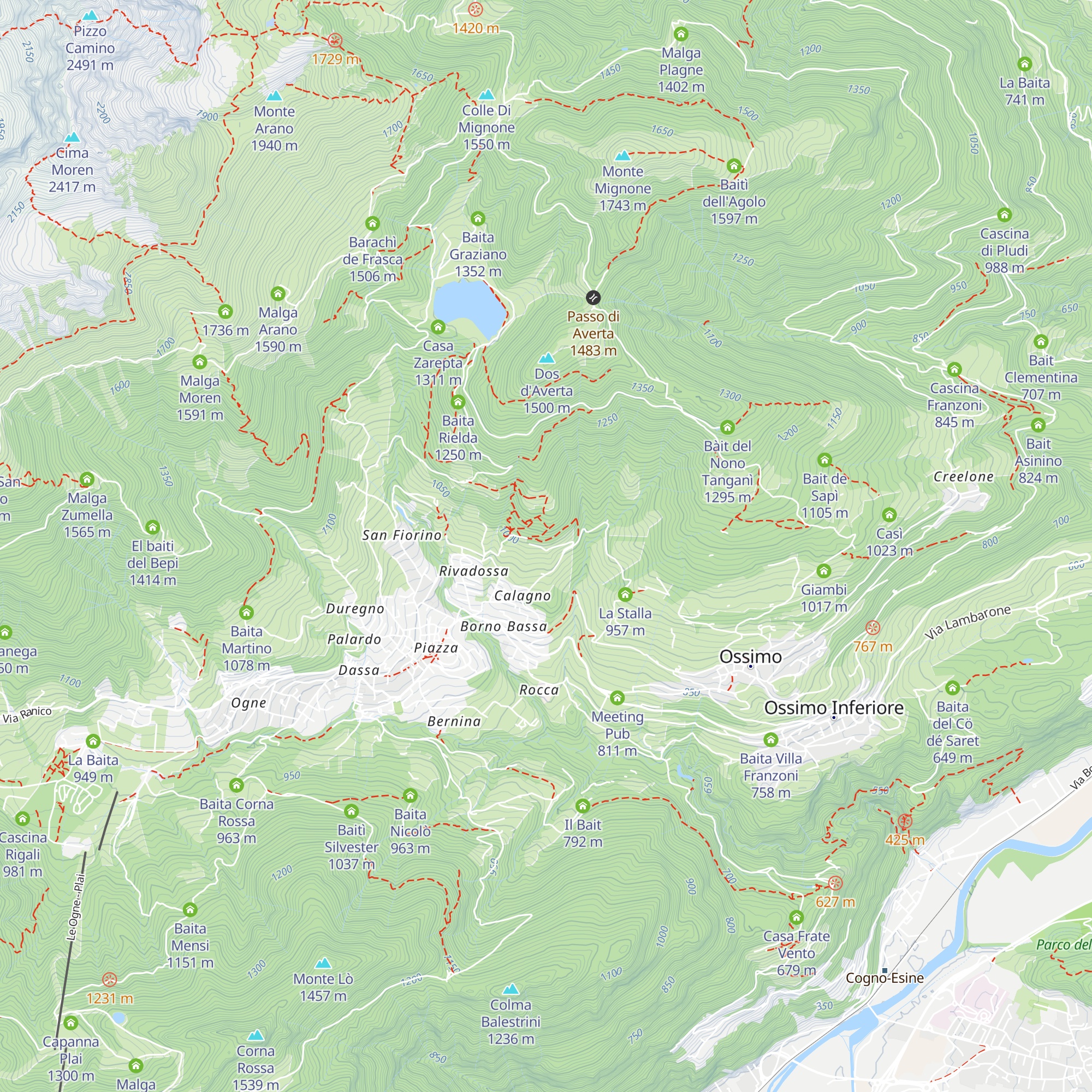 El Baitì de Camilino map