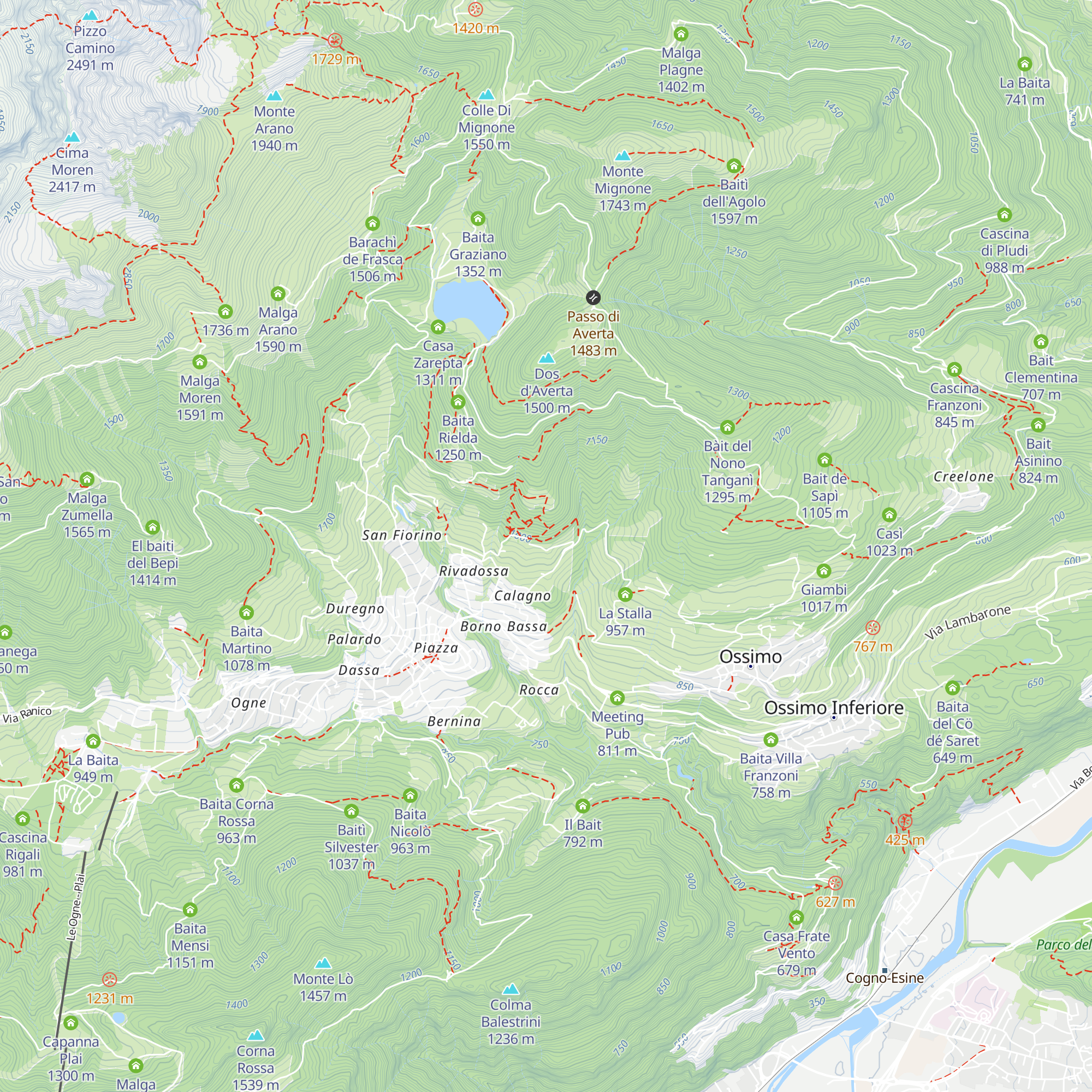 El Baitì de Camilino map