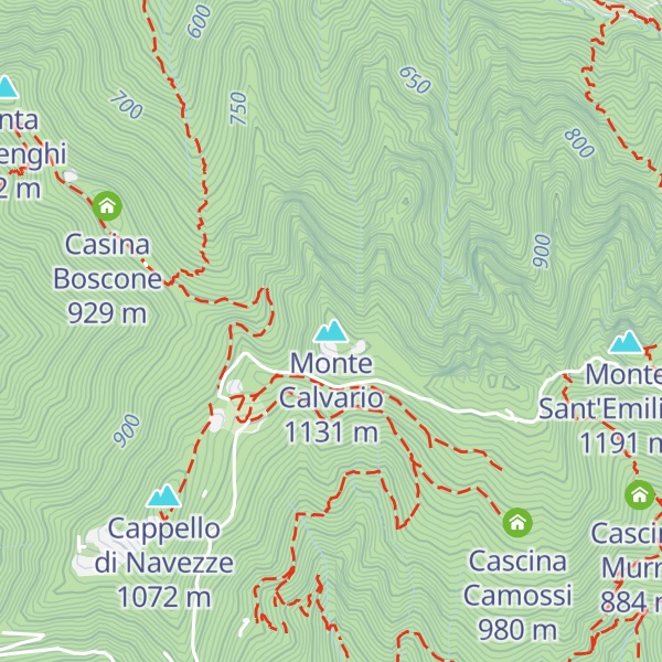 Map of Monte Calvario