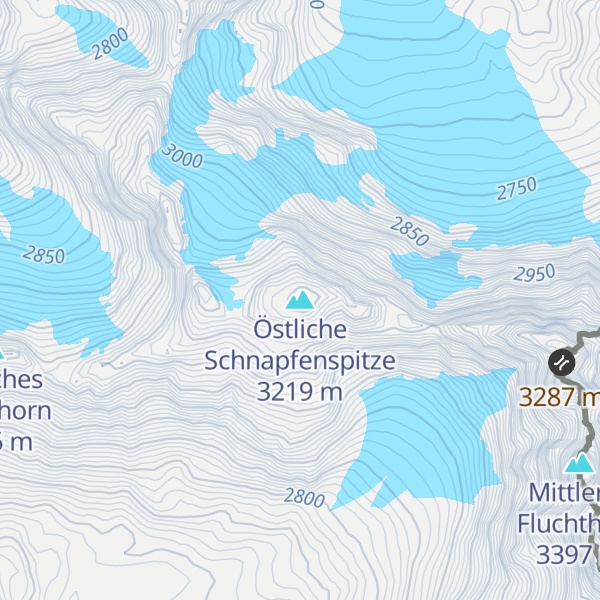 Map of Östliche Schnapfenspitze