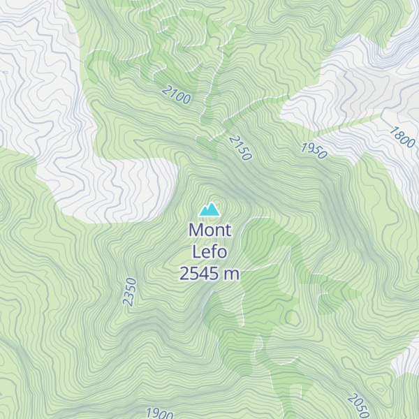 Map of Mont Lefo