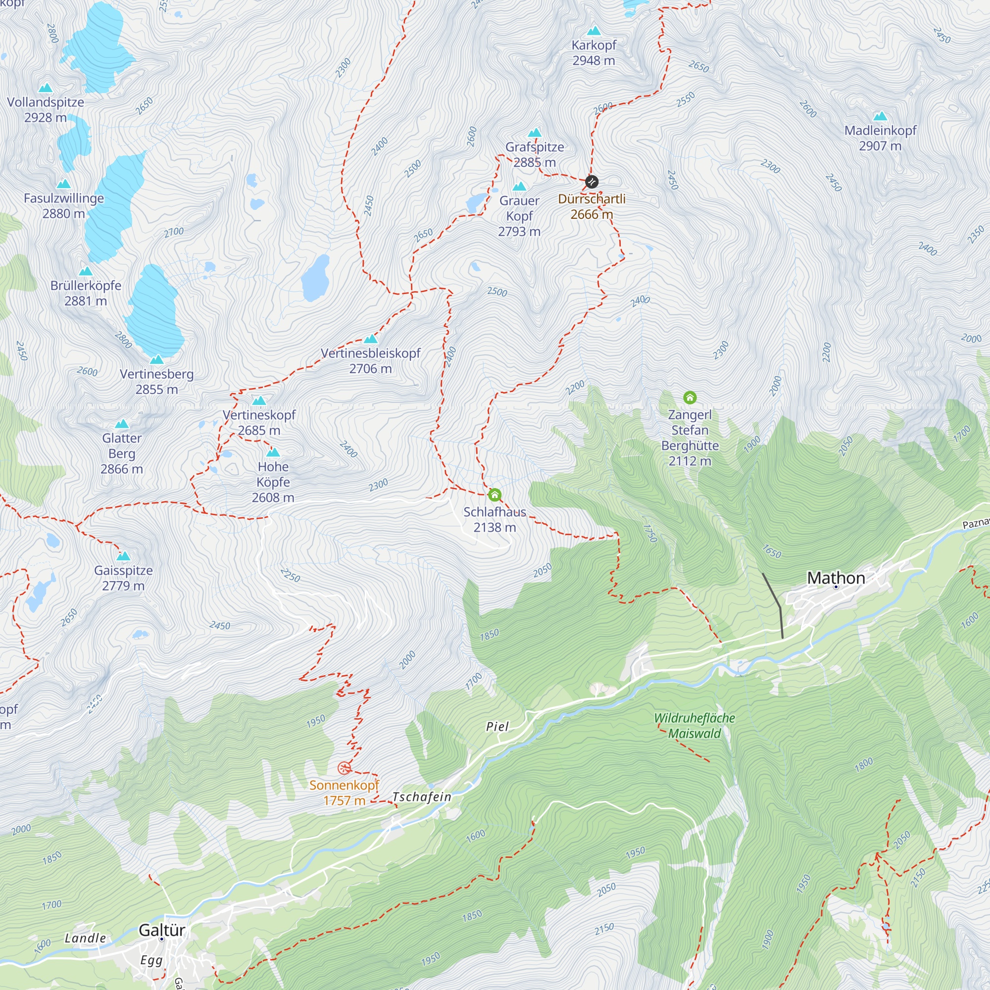 Schlafhaus map