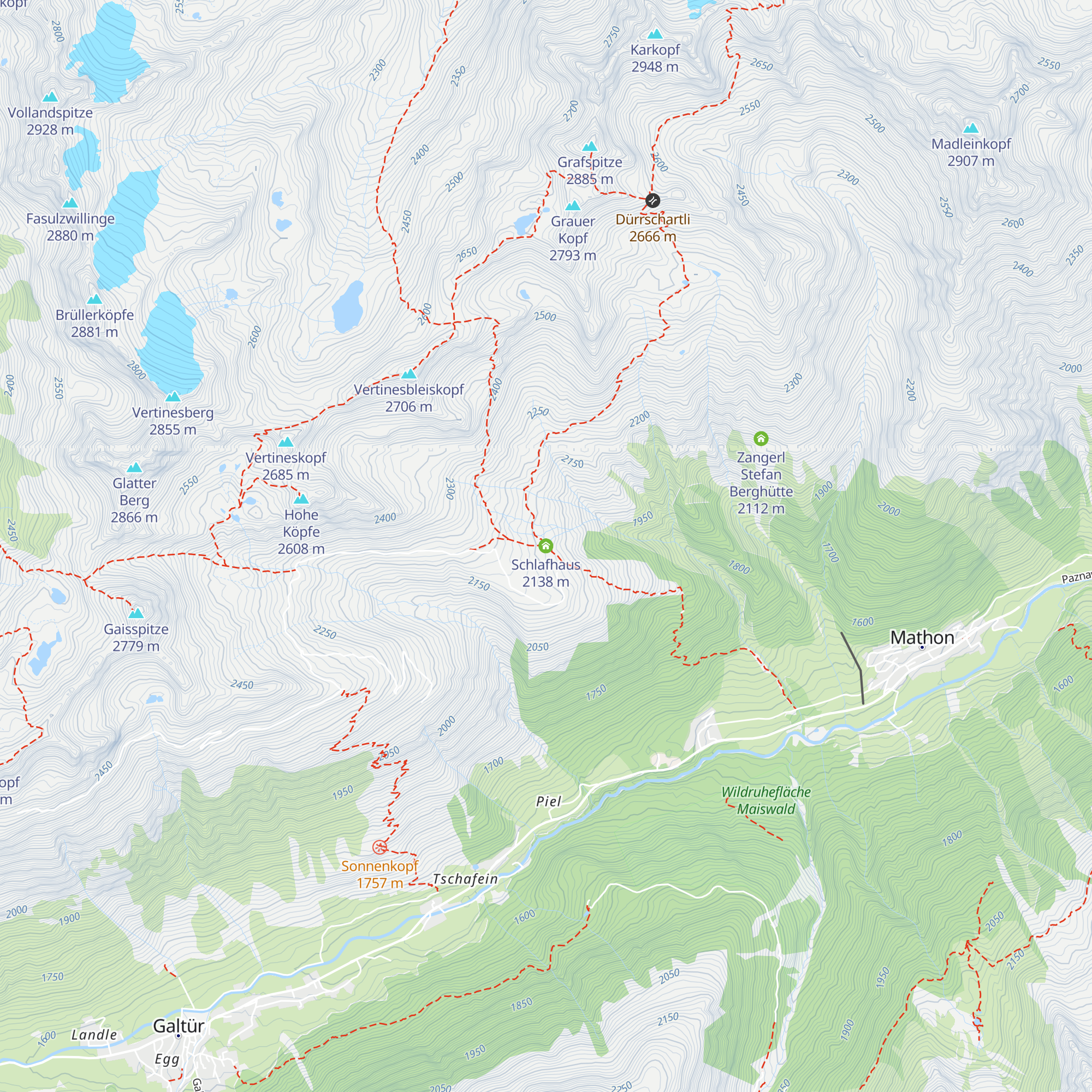 Schlafhaus map