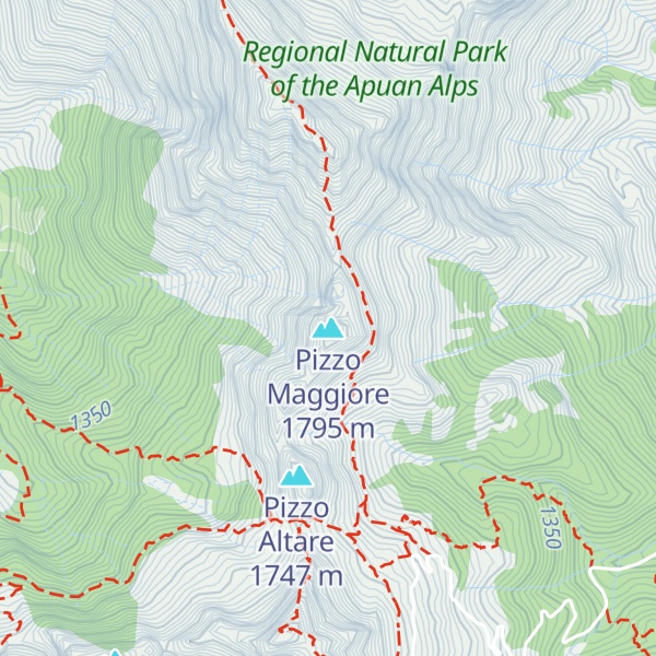 Map of Pizzo Maggiore