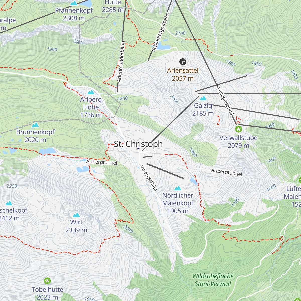 Hospiz Alm map