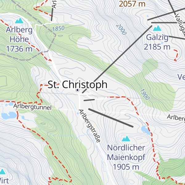 Map of Hospiz Alm