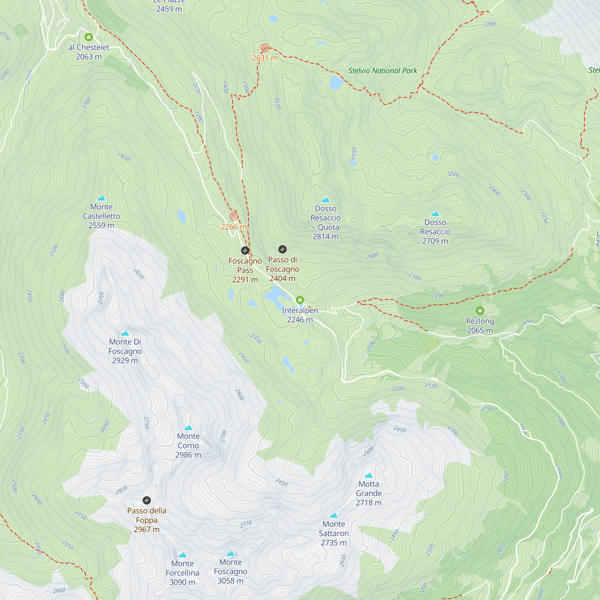 Interalpen map