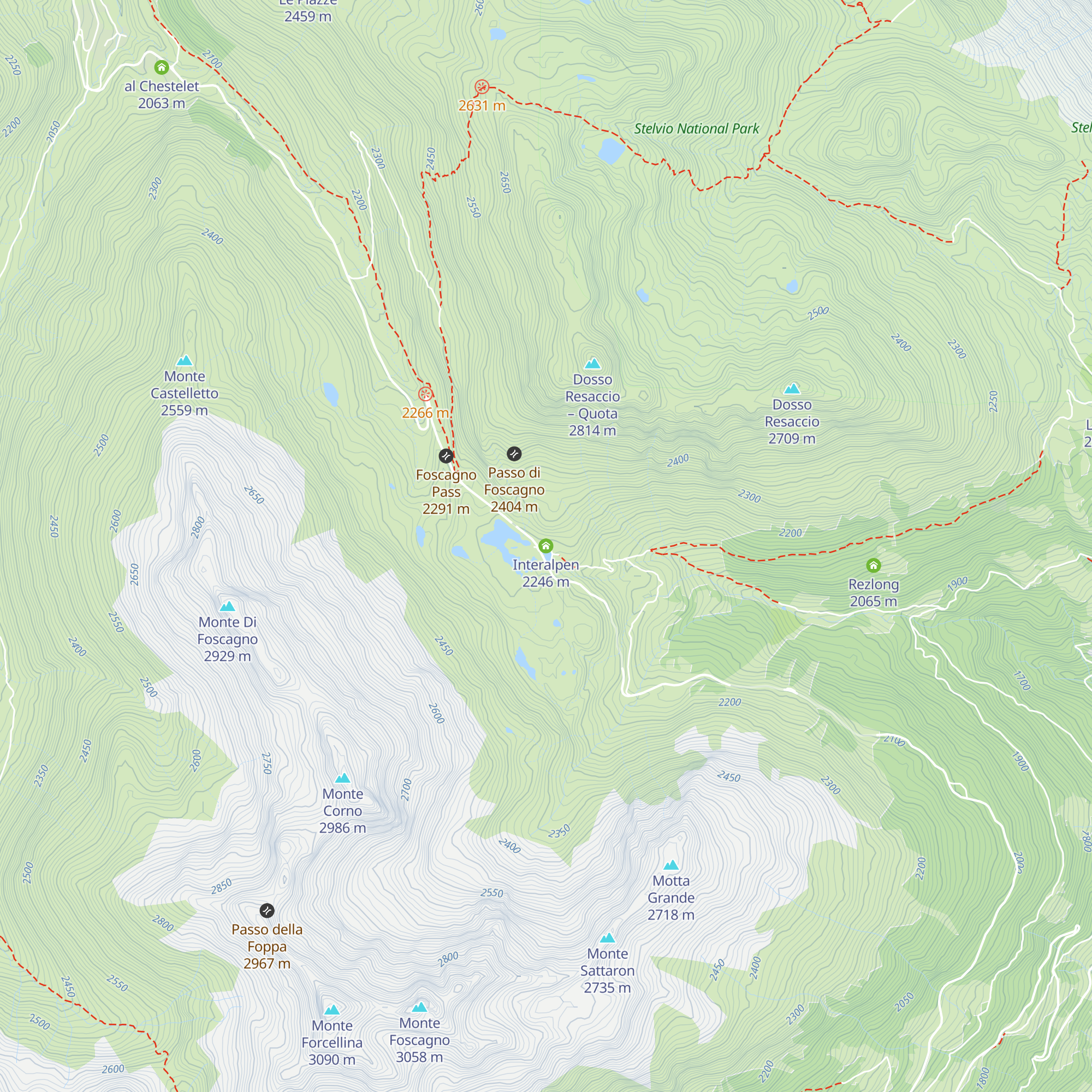 Interalpen map