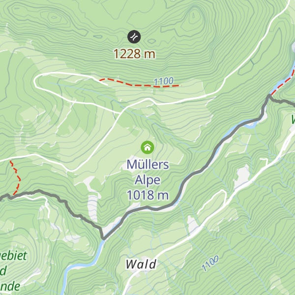 Map of Müllers Alpe