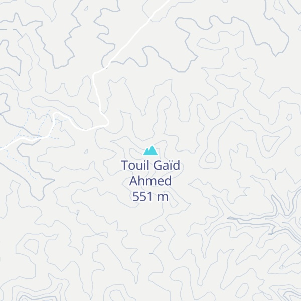 Map of Touil Gaïd Ahmed