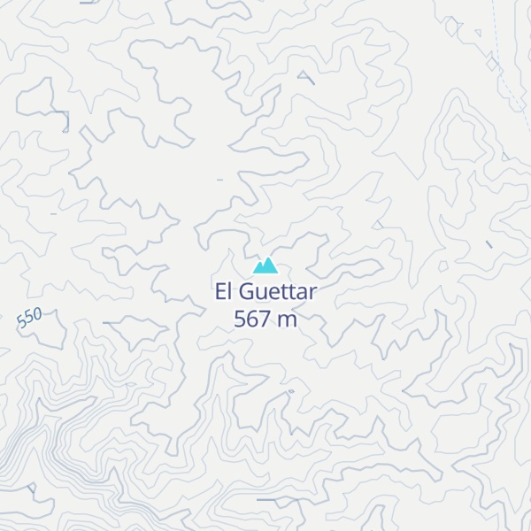 Map of El Guettar