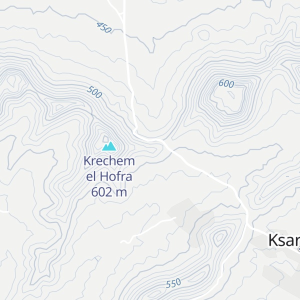 Map of Dahar el Behim