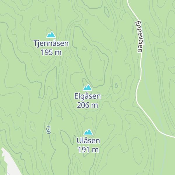 Map of Elgåsen