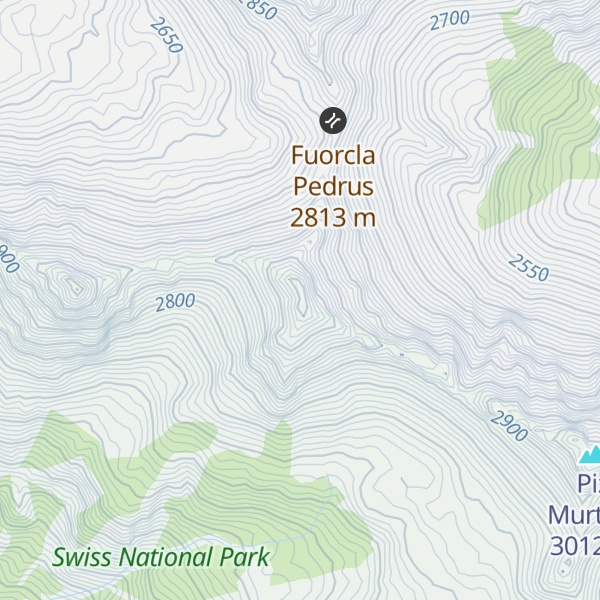 Map of Piz Sampuoir