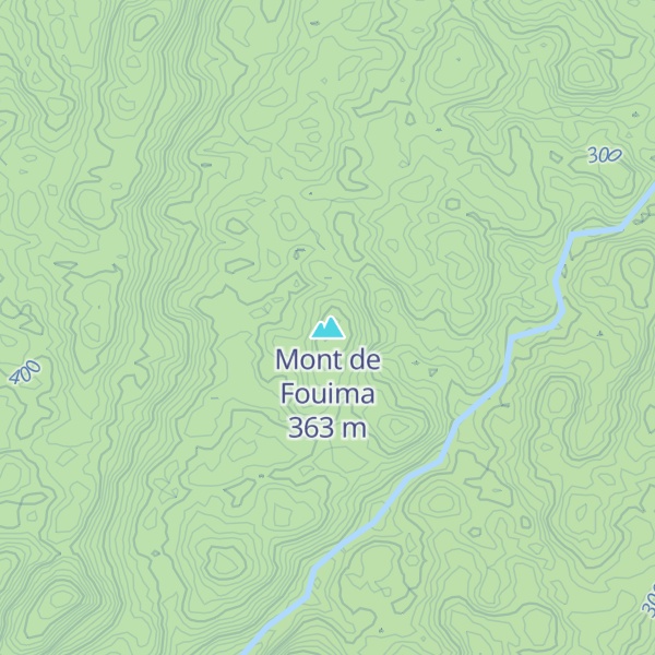 Map of Mont de Fouima