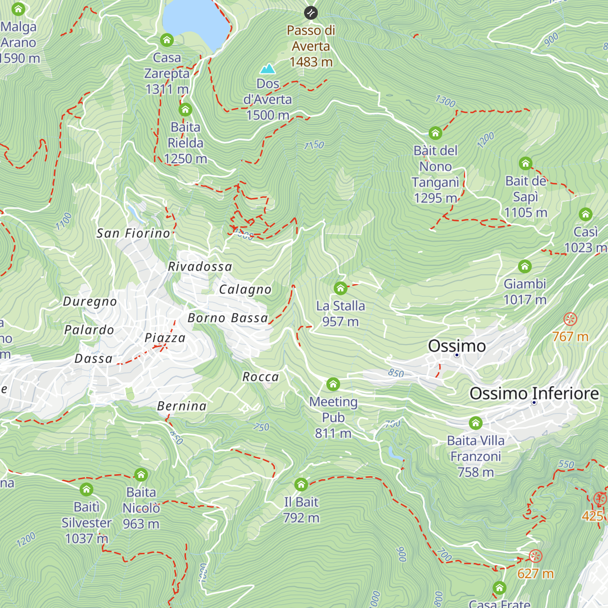 Bait del Panzen map