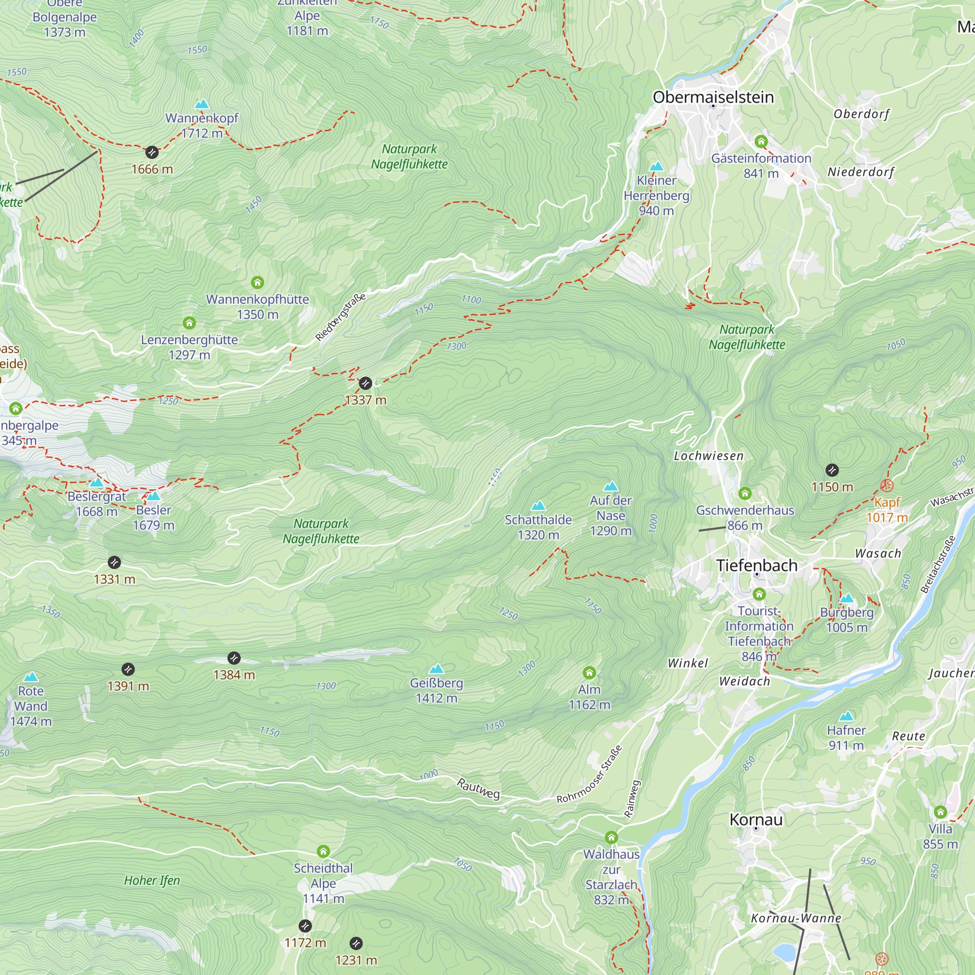 Lochbachalpe map