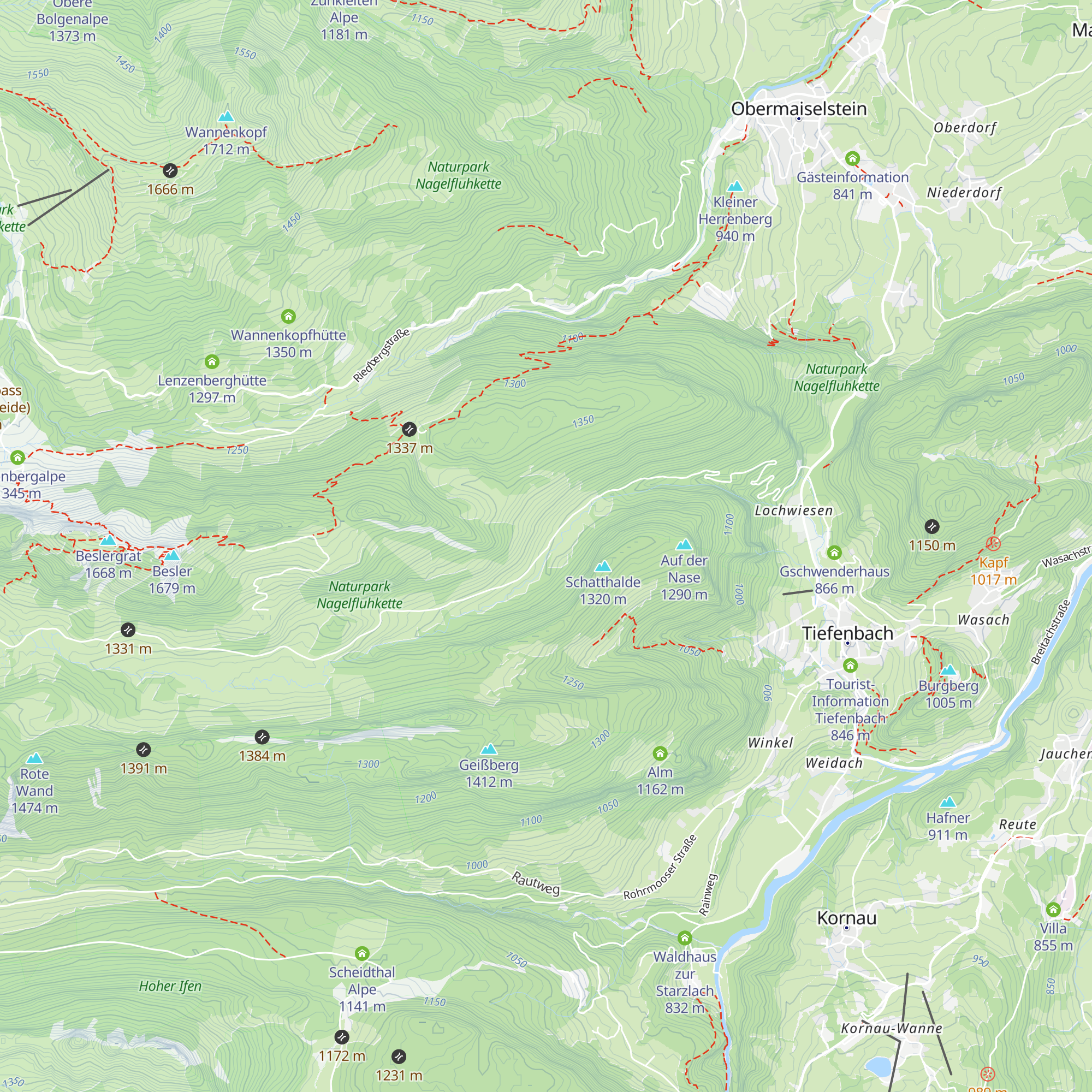 Lochbachalpe map
