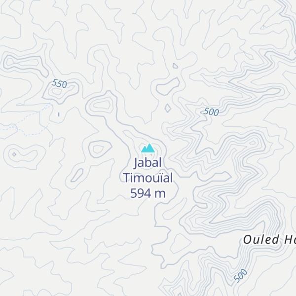 Map of Jabal Timouïal