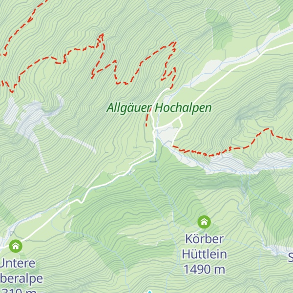 Map of Höflehütte