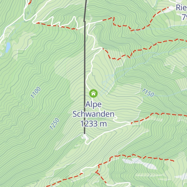 Map of Alpe Schwanden