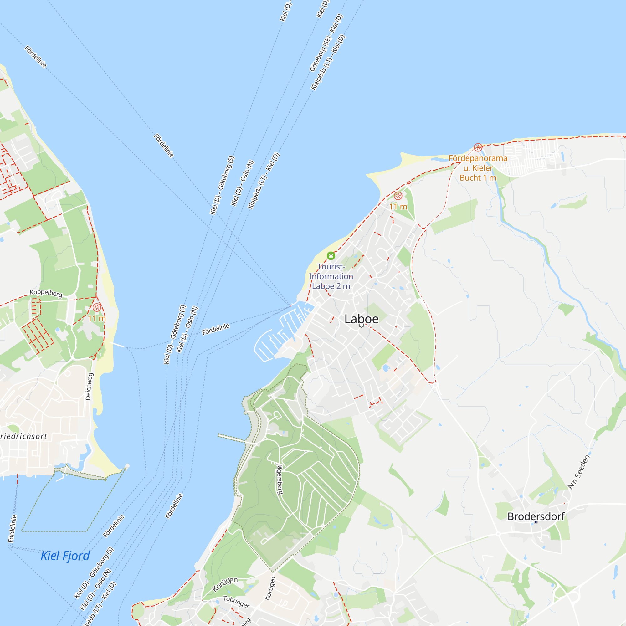 Die Seenotretter - Informationszentrum Schleswig-Holstein map