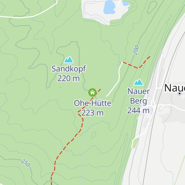 Map of Ohe-Hütte