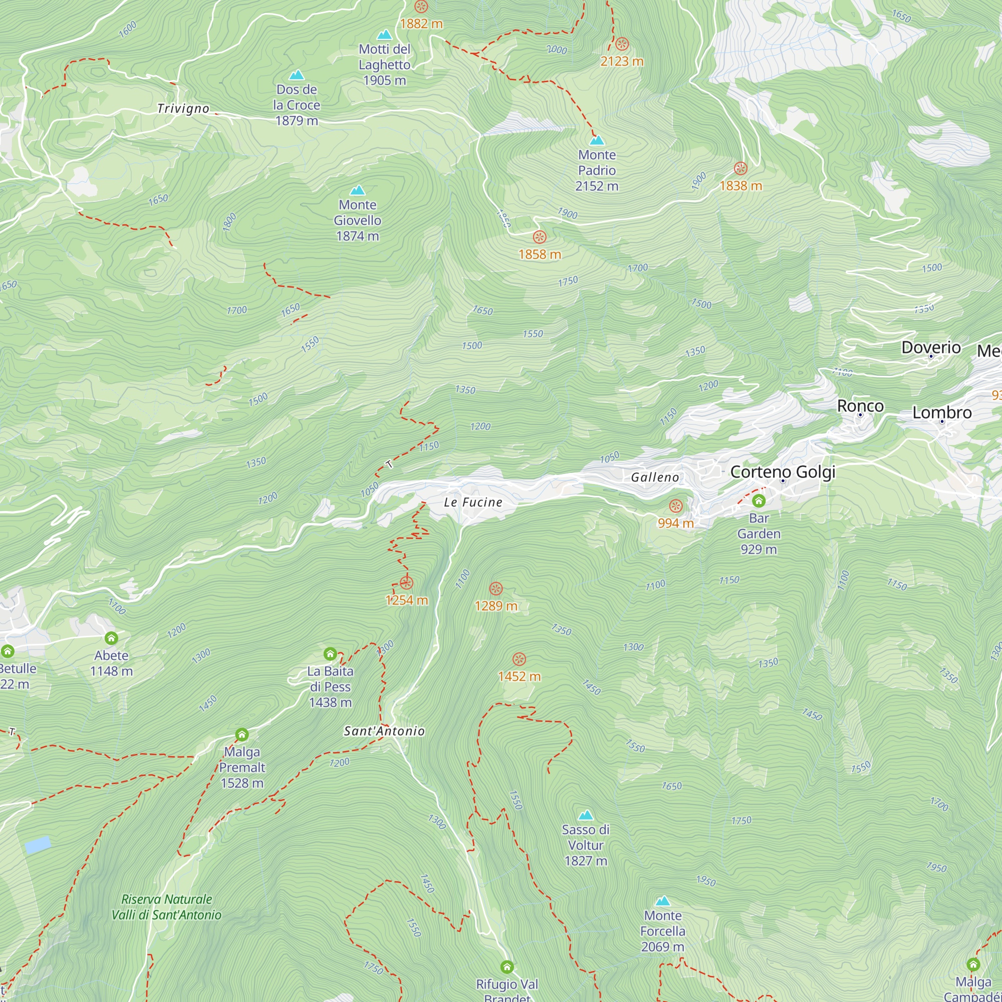 Santella della Madonna di Les map