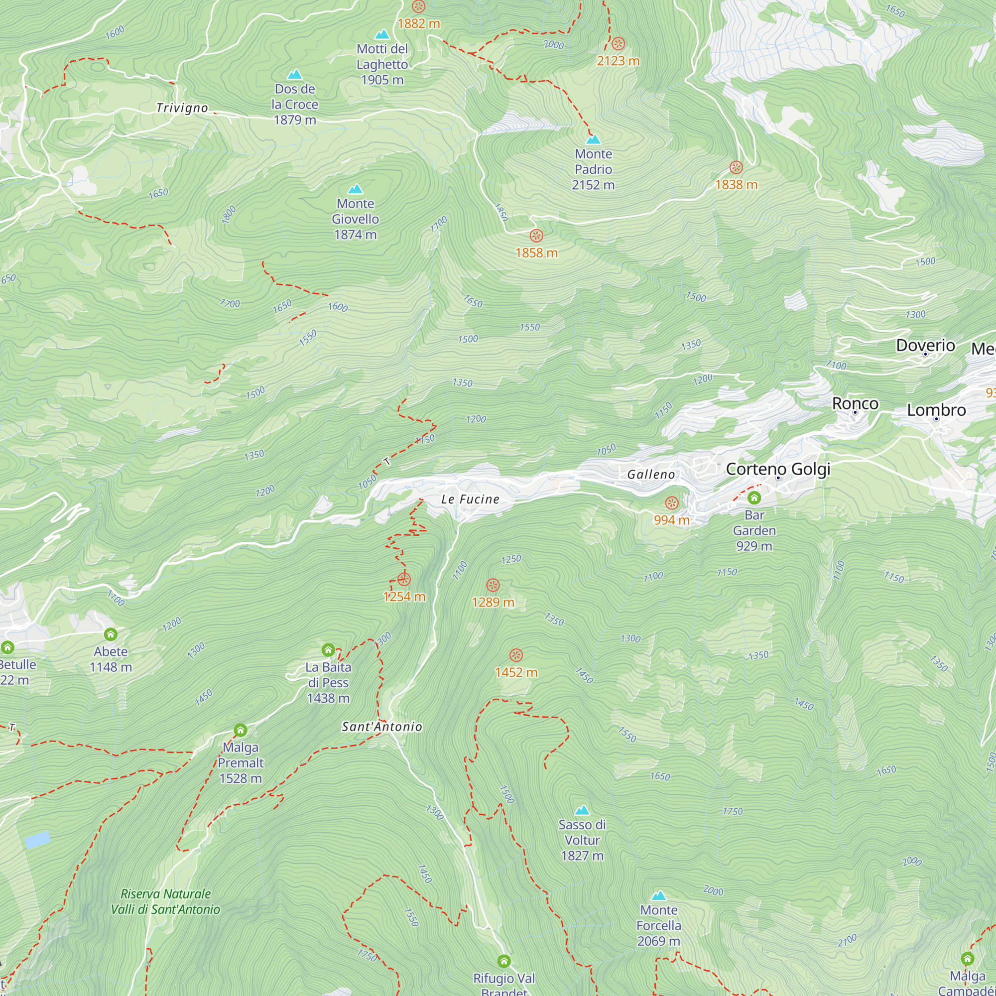 Santella della Madonna di Les map