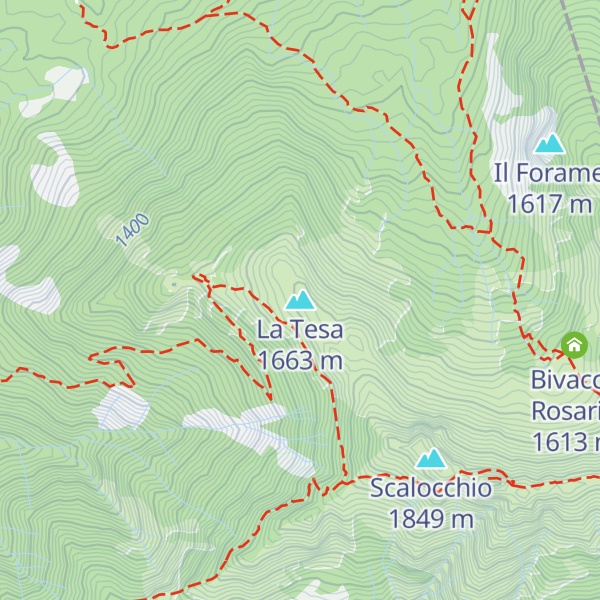 Map of La Tesa