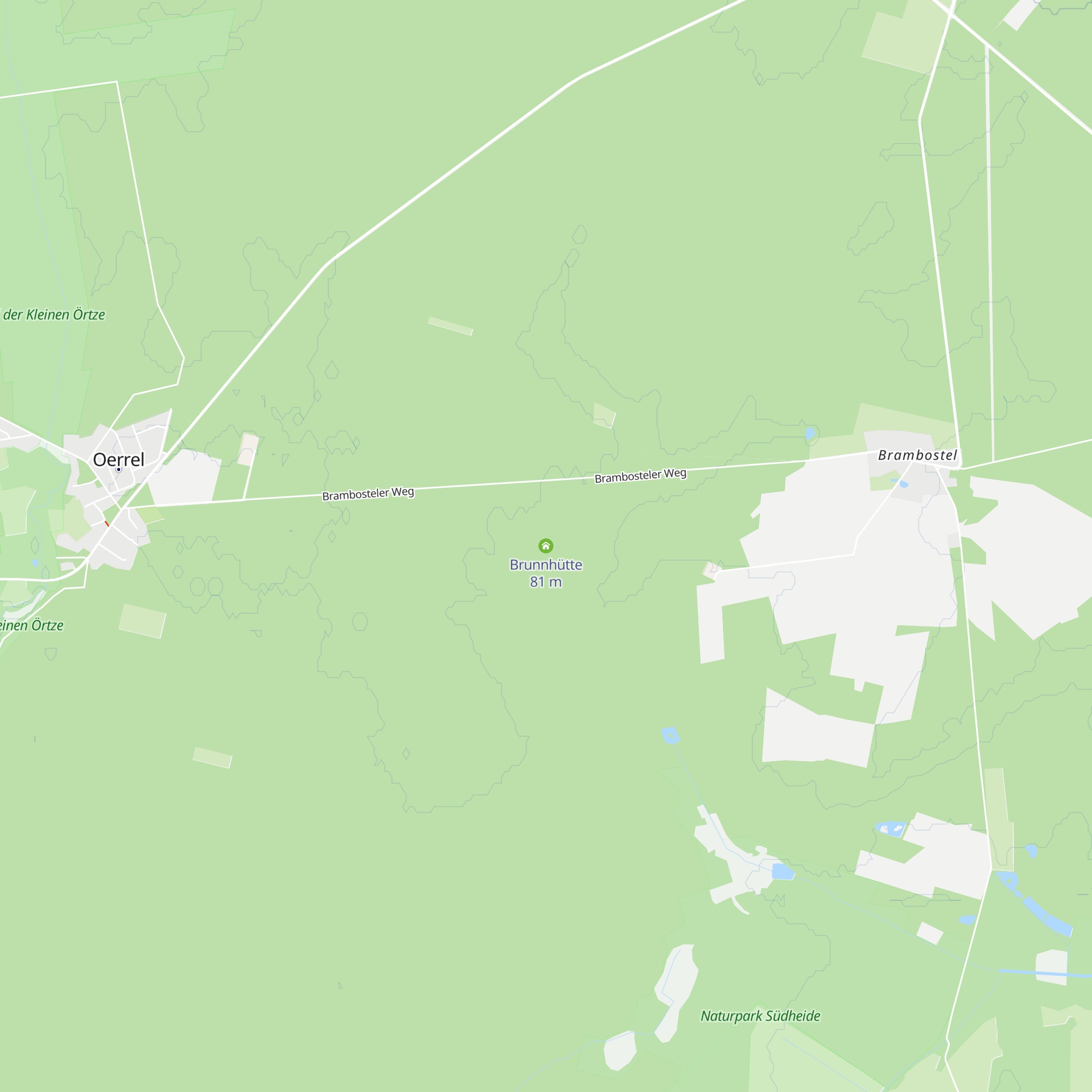 Brunnhütte map