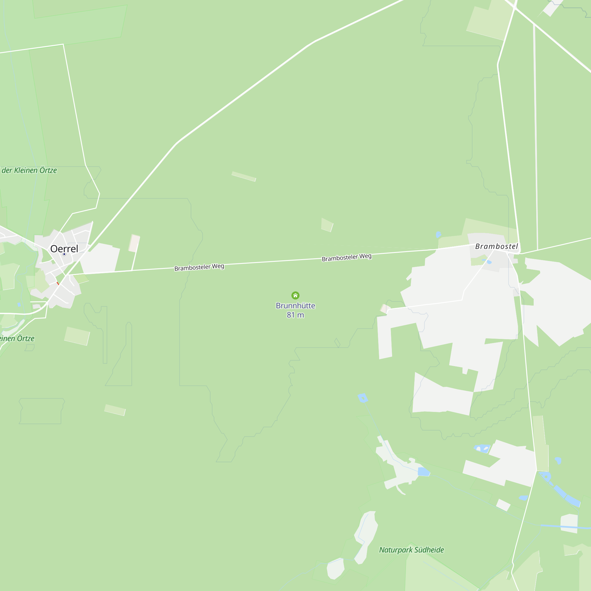 Brunnhütte map