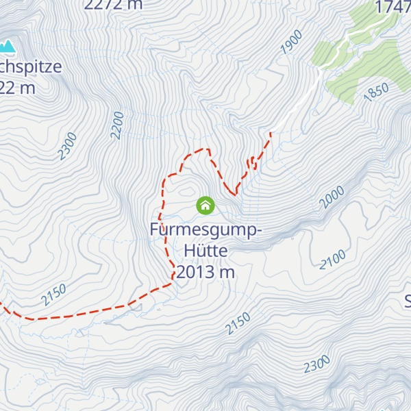 Map of Furmesgump-Hütte