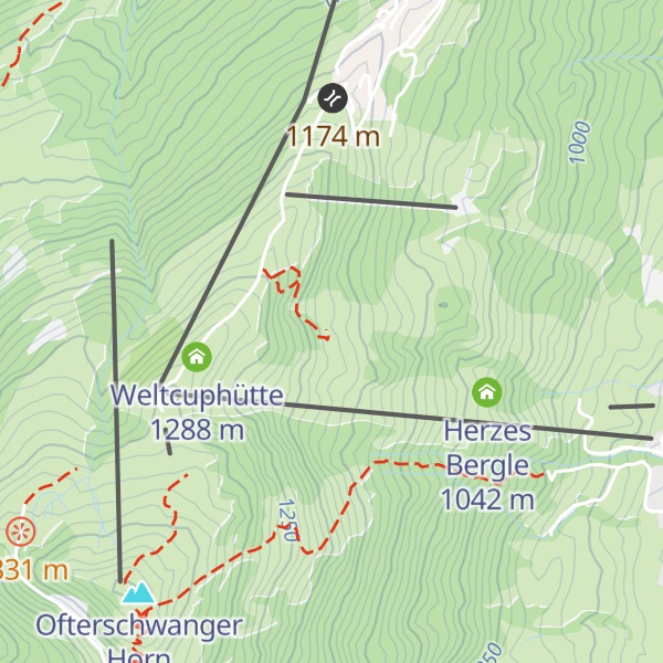 Map of Hochbichlhütte