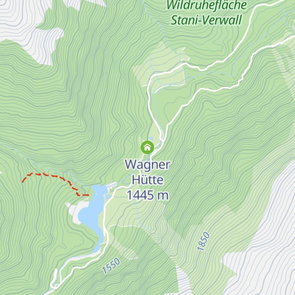 Map of Wagner Hütte