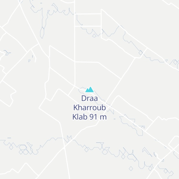 Map of Draa Kharroub Klab