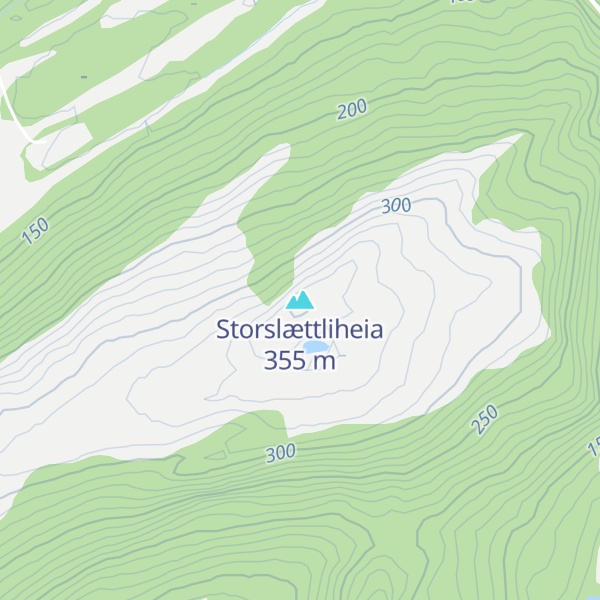 Map of Storslættliheia