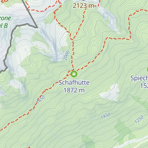 Map of Schäfhütte