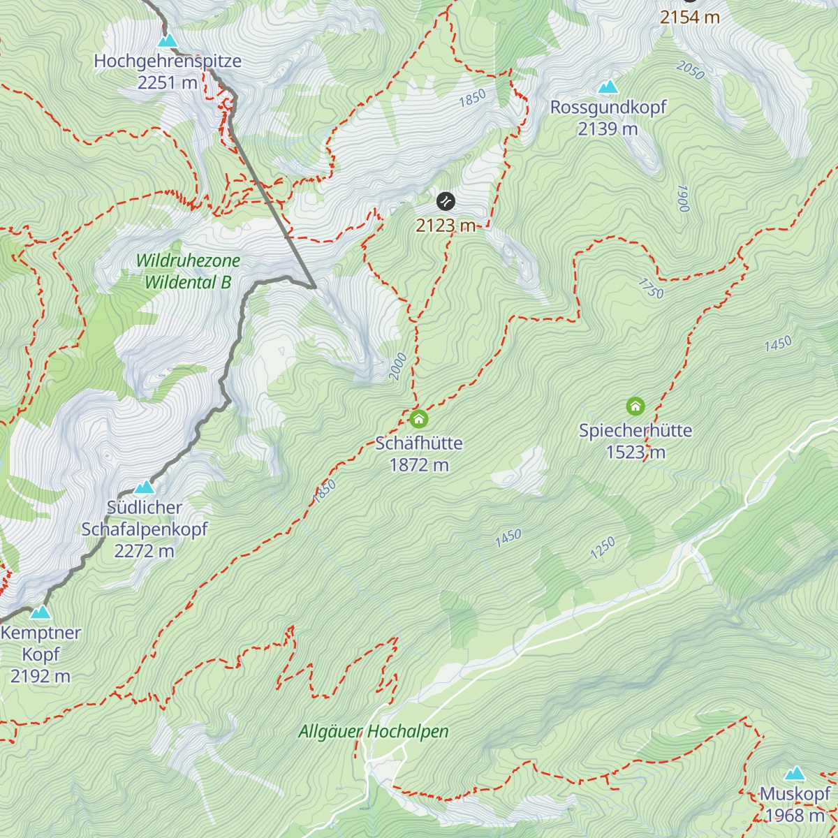 Schäfhütte map