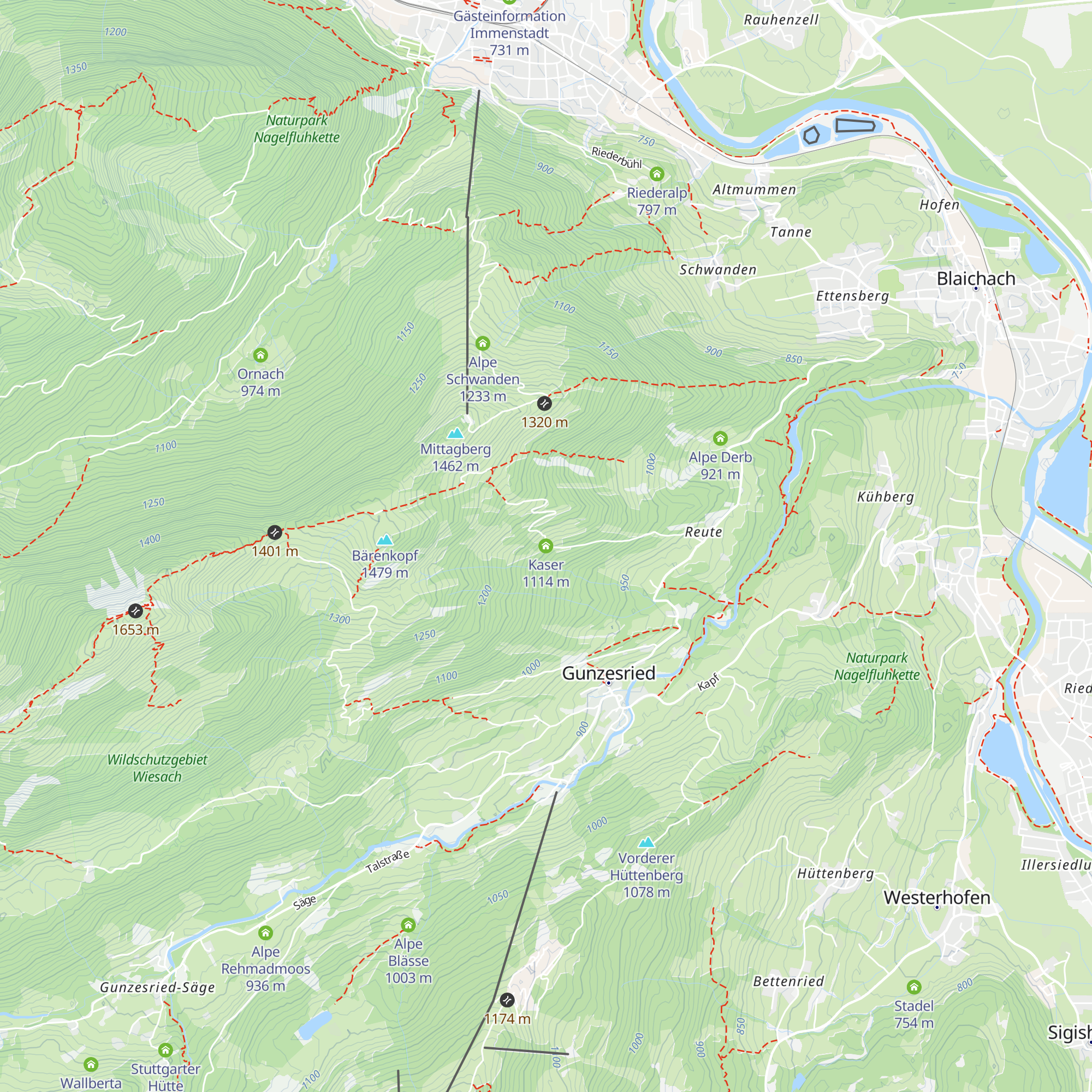 Kaser map