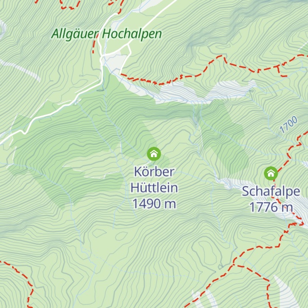 Map of Körber Hüttlein