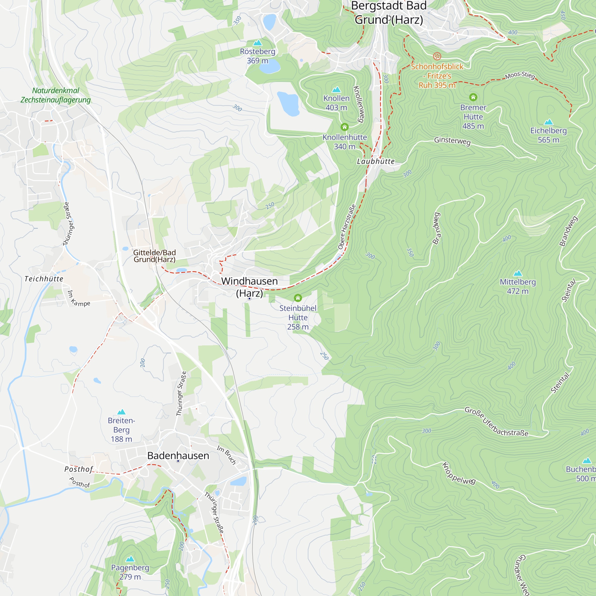 Steinbühel Hütte map