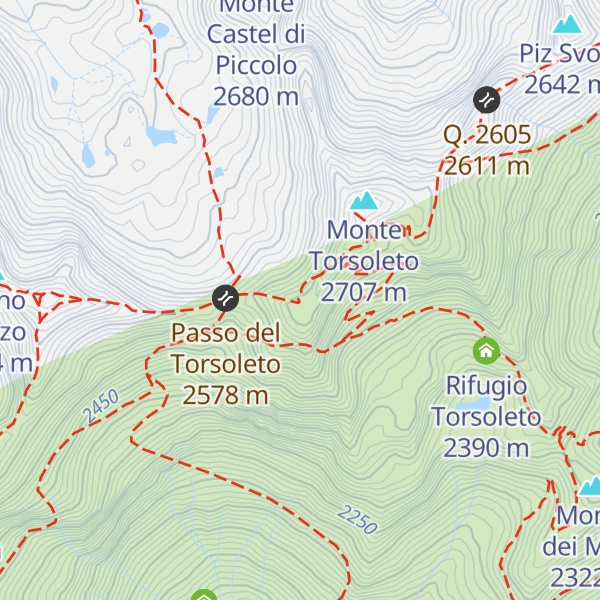 Map of Bivacco Davide Salvadori