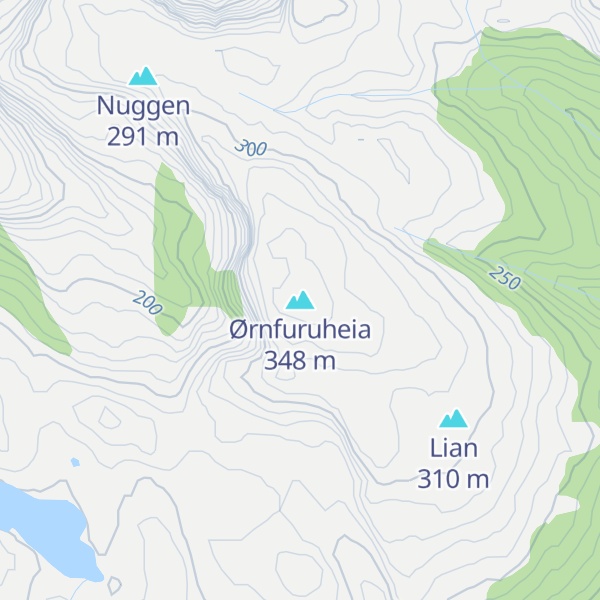 Map of Ørnfuruheia
